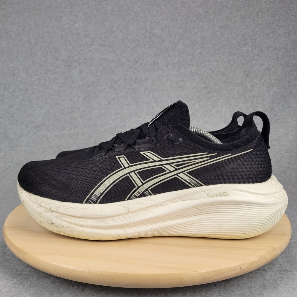 ASICS Gel-Nimbus 27 Running Shoes Mens 11.5 Black PureGEL 1011B958